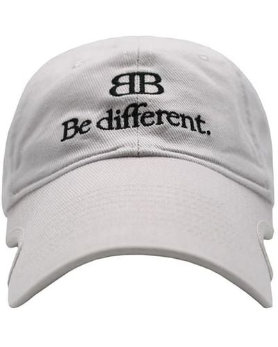 Balenciaga Be Different Classic Baseball Cap Accessories - Gray