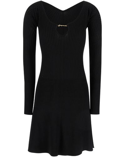 Jacquemus 'La Mini Robe Pralu' Mini Dress - Black