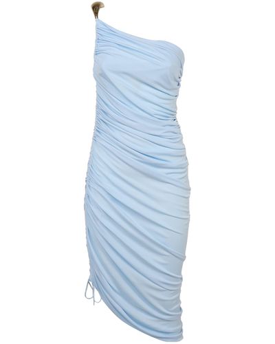 Bottega Veneta Draped Dress - Blue