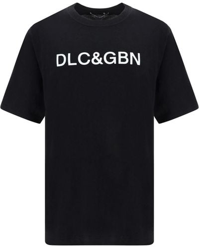 Dolce & Gabbana T-Shirt With Logo - Black