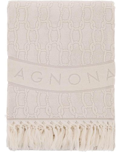Agnona 'chain' Beach Towel - Natural