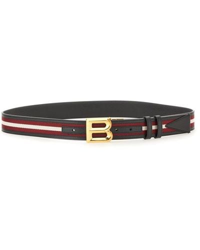 Bally "B Bold" Belt - Brown