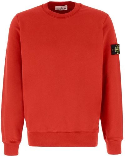 Stone Island Sweatshirts - Red