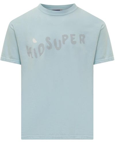 Kidsuper Wavey Logo T-Shirt - Blue