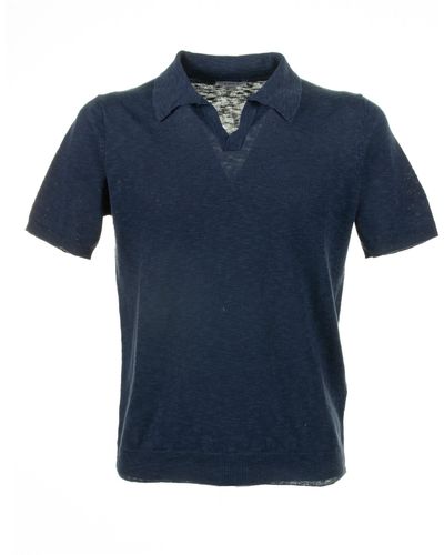 Seventy Short-Sleeved Polo Shirt - Blue