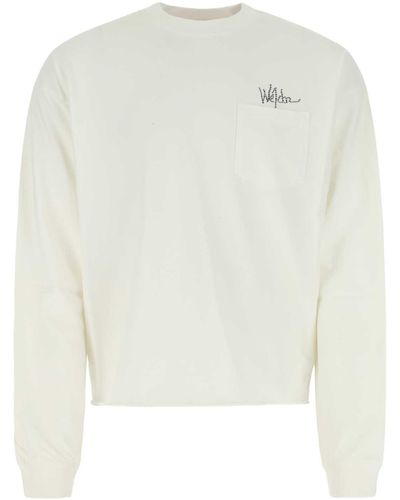 we11done Cotton Oversize T-Shirt - White
