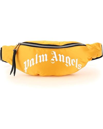 Palm Angels Curved Logo Fanny Pack - Orange