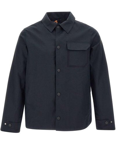 Rrd Terzilino Overshirt Linen Jacket - Blue