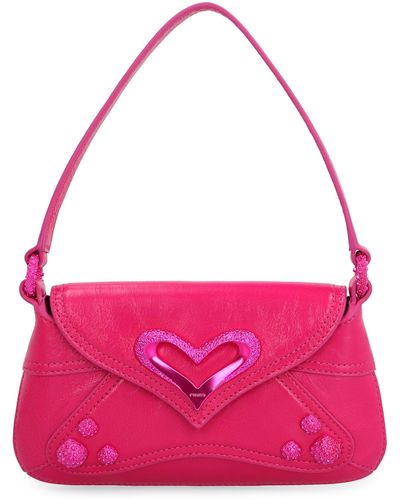 Pinko Baby 520 Bag Leather Bag - Pink