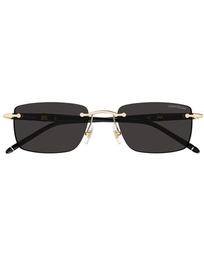 Montblanc Mb0344S Linea Meisterstück Sunglasses - Black