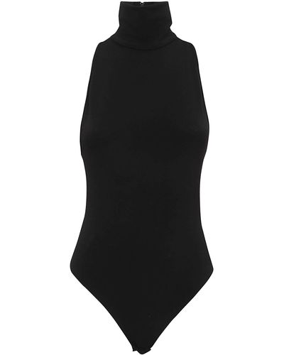ANDAMANE Norah - Turtleneck Bodysuit - Black