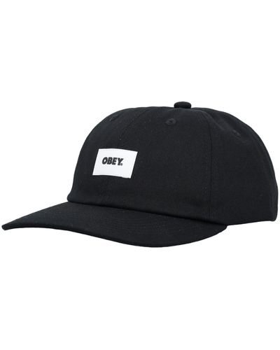 Obey Label Cap - Black