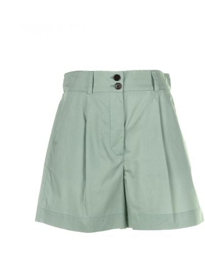 Woolrich Sage Green Cotton Shorts
