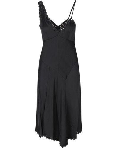 Isabel Marant Ayrich Asymmetric Dress - Black
