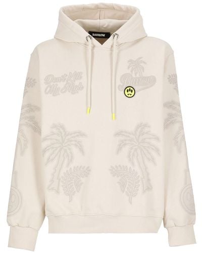 Barrow Hoodie With Logo - Natural