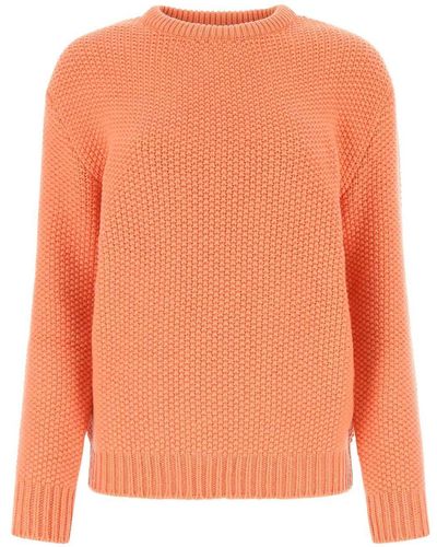 Chloé Peach Cashmere Sweater - Orange