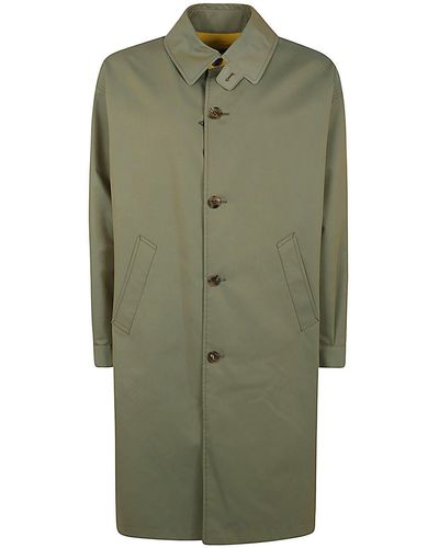 Comme des Garçons Trench Coat With Lining - Green