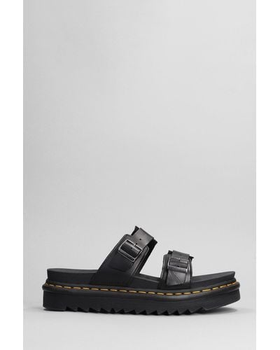 Dr. Martens Myles Flats In Black Leather