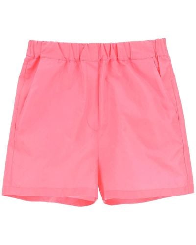 MSGM Technical Faille Shorts - Pink