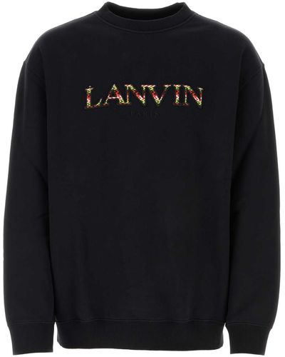 Lanvin Cotton Sweatshirt - Blue