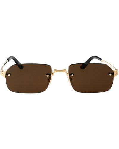 Cartier Ct0460s Sunglasses - Brown