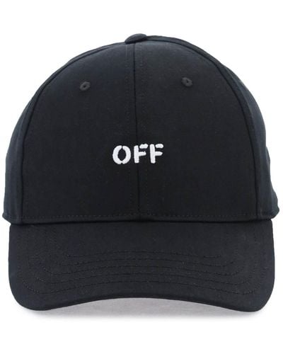 Off-White c/o Virgil Abloh Baseball Cap With Logo - Black