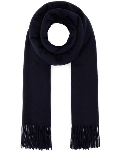 Johnstons of Elgin Midnight Cashmere Scarf - Blue