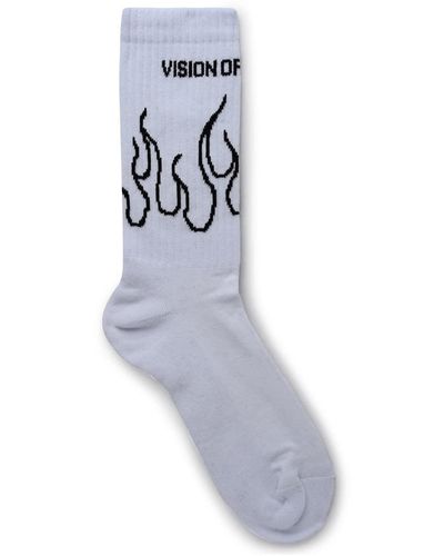 Vision Of Super And Cotton Socks - Blue