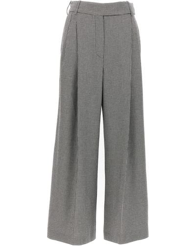 Alexandre Vauthier Check Trousers - Grey
