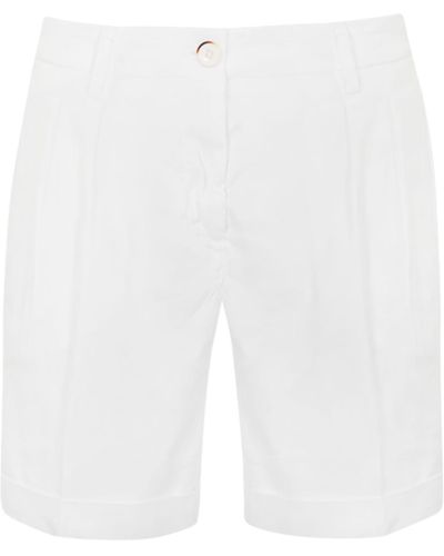Re-hash Linen Bermuda Shorts - White