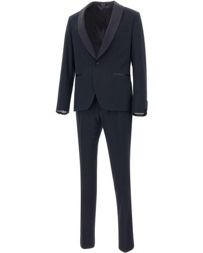 Manuel Ritz Two-Piece Formal Suit - Blue