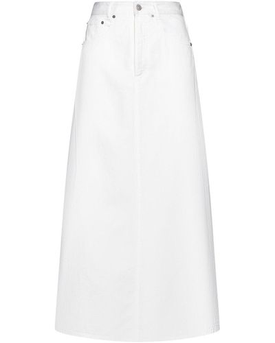 MM6 by Maison Martin Margiela A-Line Skirt - White