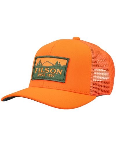 Filson Logger Mesh Cap - Orange