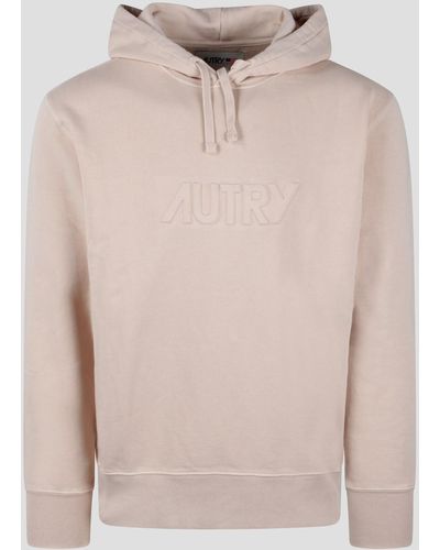 Autry Cotton Hooded Sweatshirt - Natural