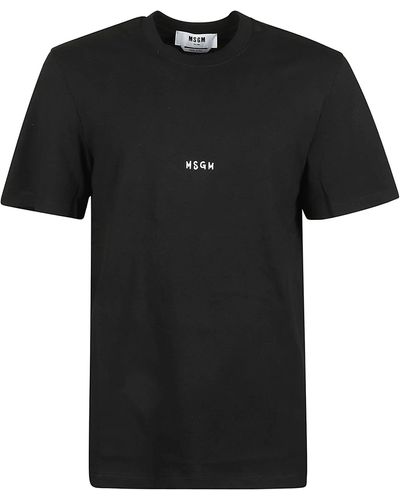 MSGM Logo Classic T-Shirt - Black