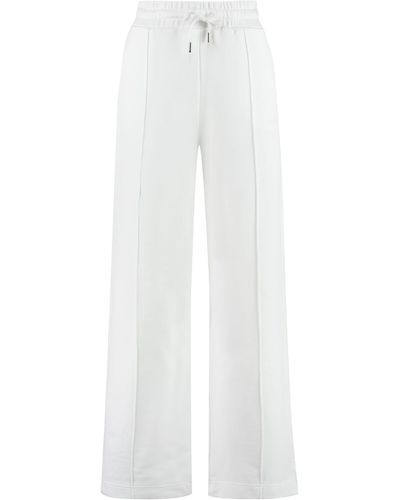 Woolrich Logo Detail Cotton Track-Pants - White