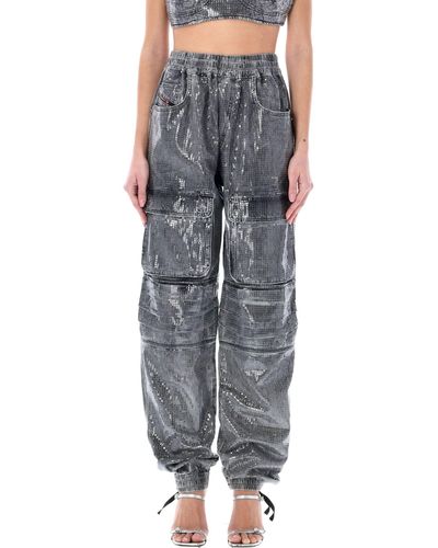 DIESEL D-mirt Cargo Jeans - Gray
