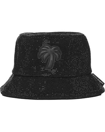 Palm Angels Big Palm Bucket Hat - Black