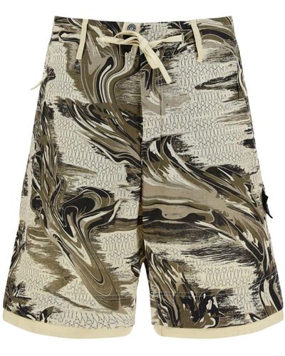 Stone Island Shadow Project Shorts - Natural