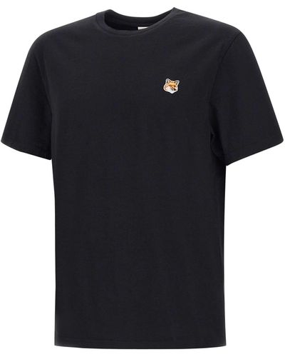 Maison Kitsuné Cotton T-Shirt - Black