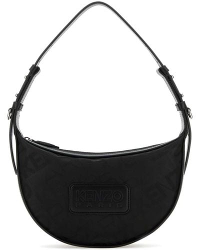 KENZO Fabric 18 Shoulder Bag - Black