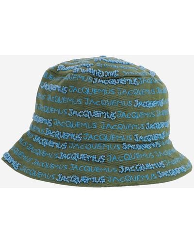 Jacquemus Bordado Bucket Hat - Green