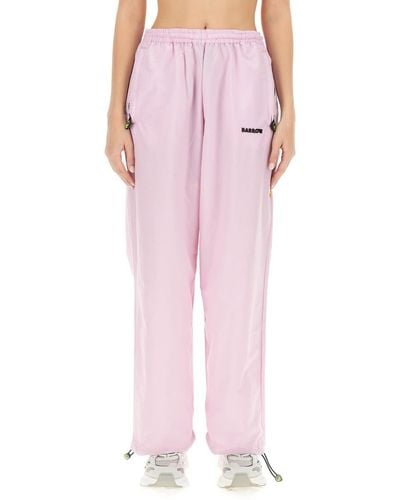 Barrow Jogging Trousers With Logo - Pink