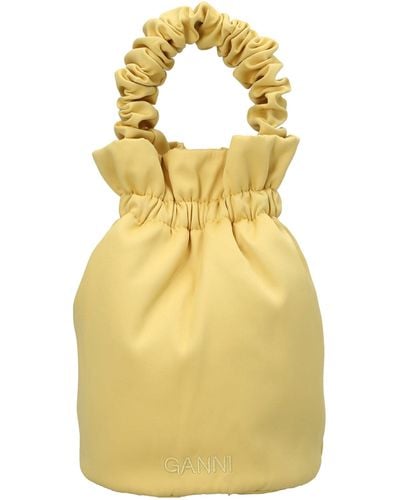 Ganni Occasion Handbag - Yellow