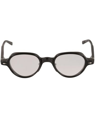 Jacques Marie Mage Round Lens Classic Glasses - Brown