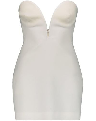 Monot Sweetheart-neck Minidress Clothing - White