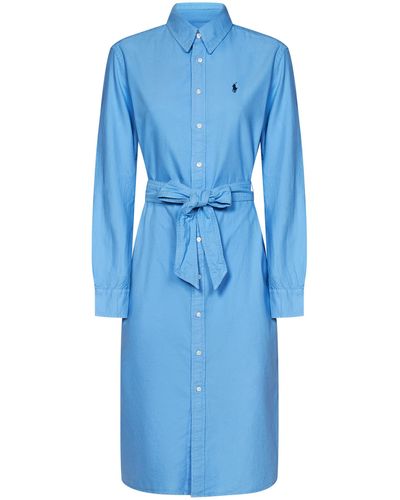 Ralph Lauren Midi Dress - Blue