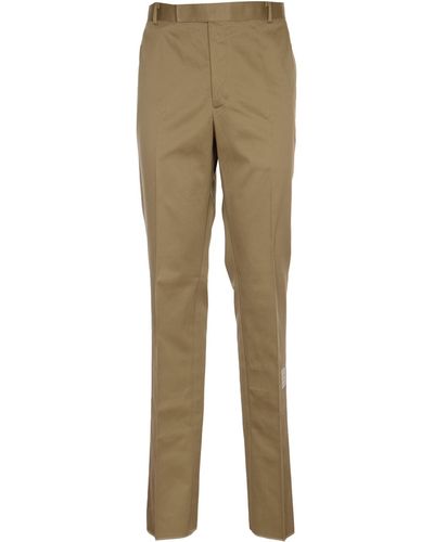 Thom Browne Unconstructed Chino Trousers - Natural