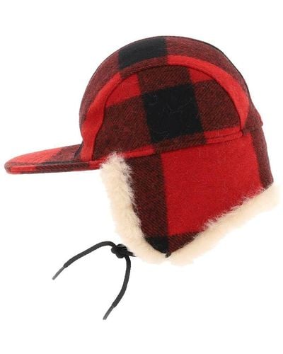 Filson Double Mackinaw Wool Cap - Red