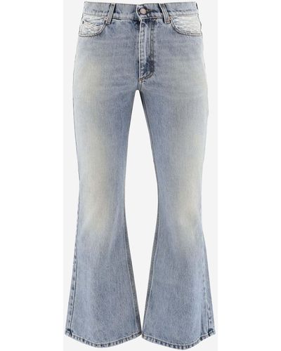 ERL Cotton Flared Jeans - Blue